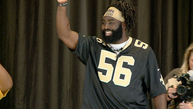 New Orleans Saints LB Demario Davis says daughter is cancer-free