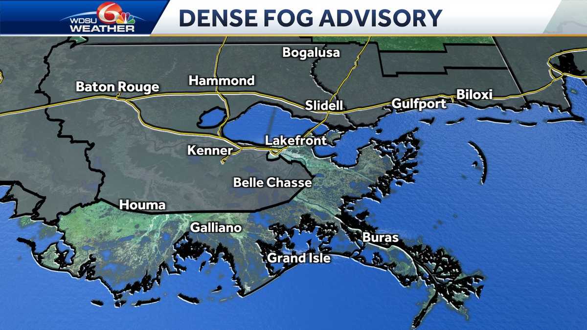 New Orleans dense fog advisory