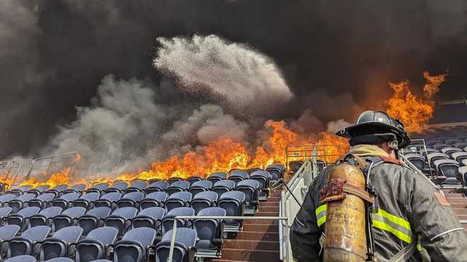 Denver Fire Department puts out 'significant fire' at Broncos' stadium