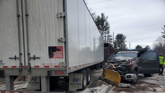 Tractor-trailer crash in Buxton causes fuel spill, road closure - Vimarsana News