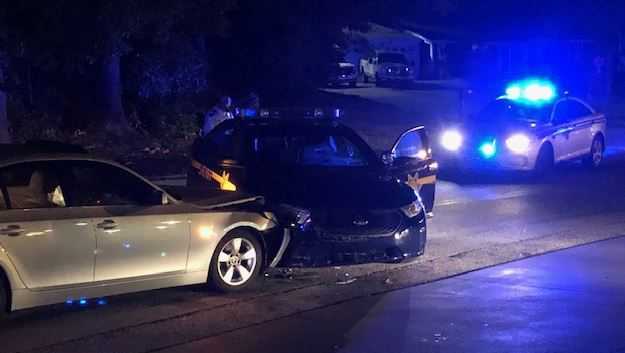 Greenville County Deputy Cruiser Involved In Crash On Old Augusta Road