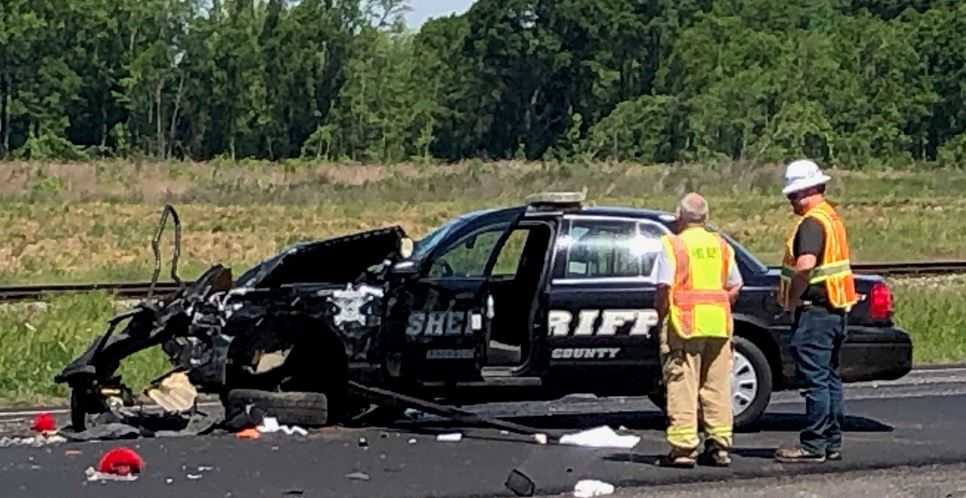 Deputy, driver hit by Jeep while standing along roadway after accident ...