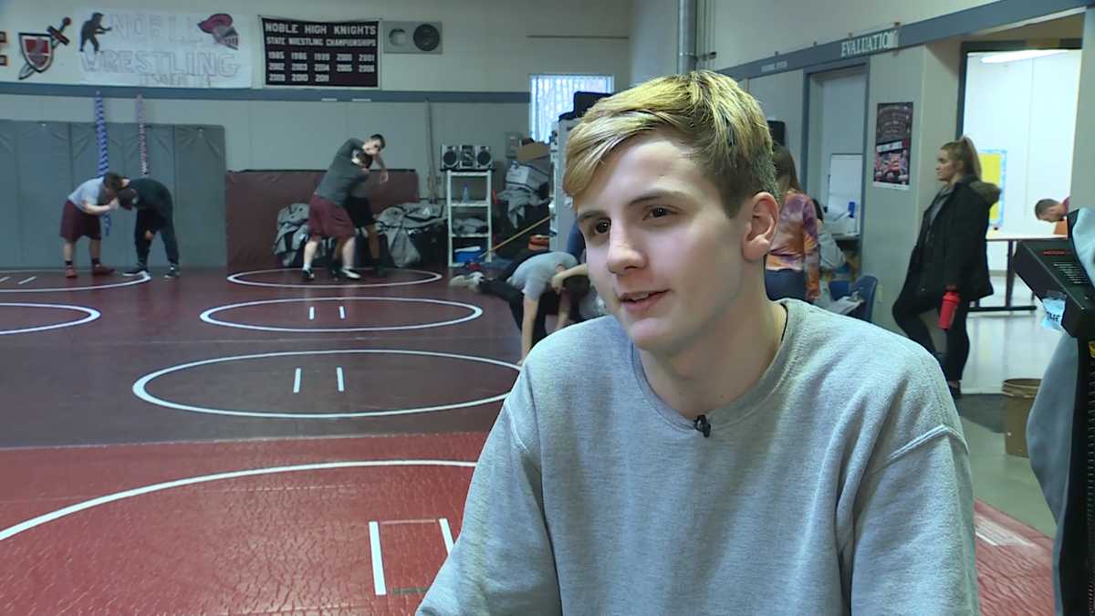 Noble's Cote overcomes sight disorder to excel in wrestling