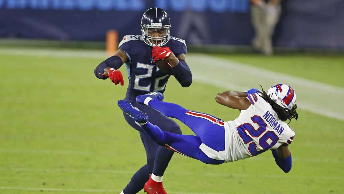 Derrick Henry Tennessee Titans running back v Houston Texans 2021