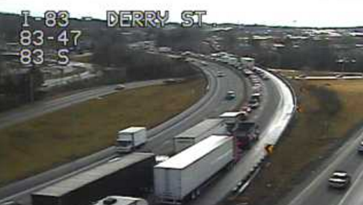 I-83 reopens in Harrisburg after multi-vehicle crash