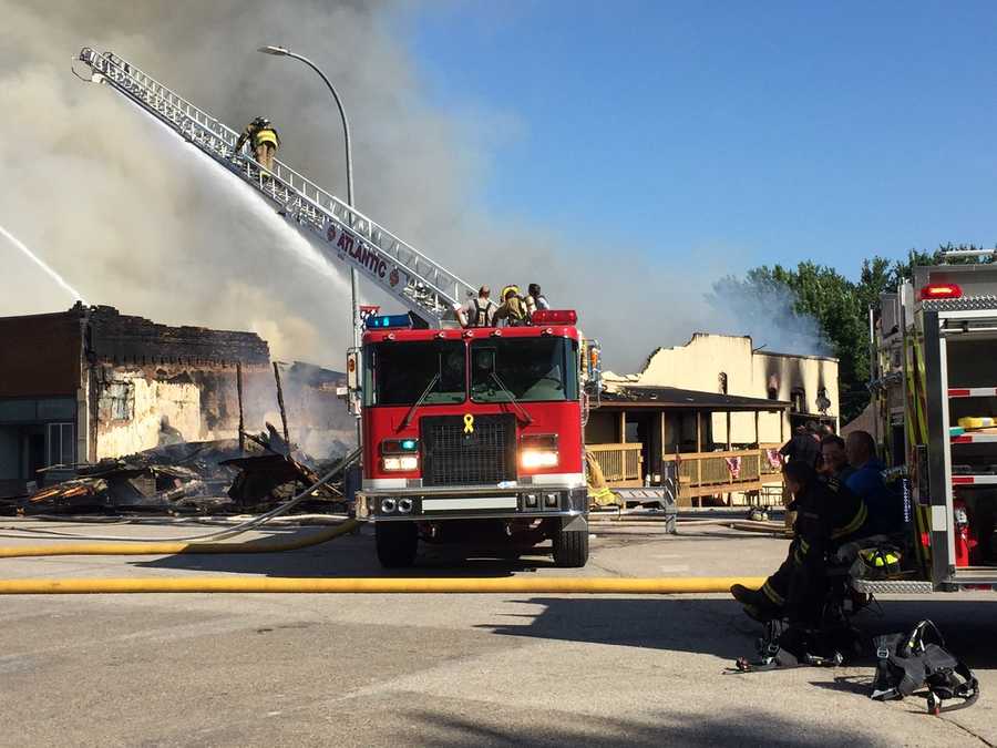 Photos Exira fire destroys four businesses, damages surrounding area