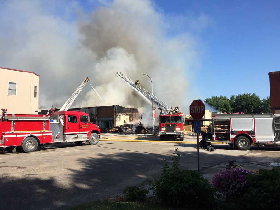 Photos Exira fire destroys four businesses, damages surrounding area