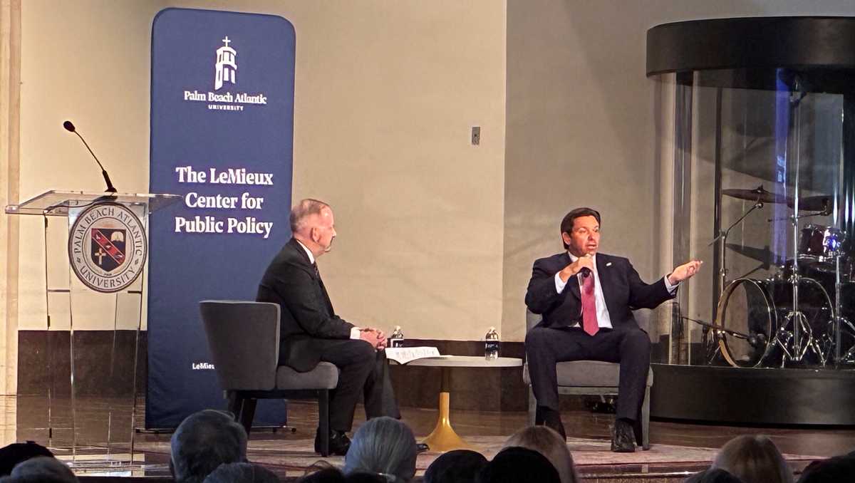 From property taxes to Cuba, Gov. Ron DeSantis answers questions during visit to local university