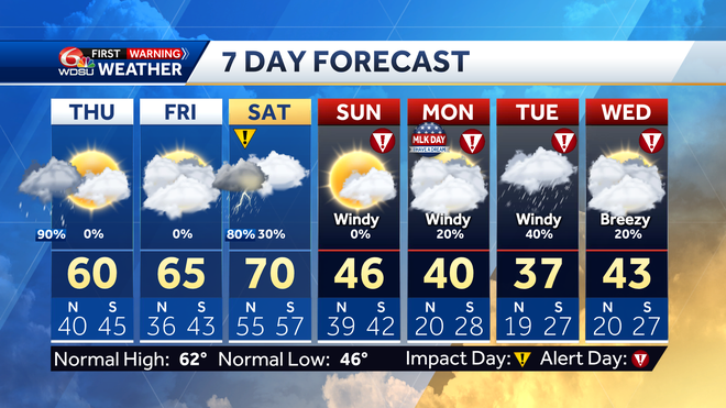 7 day forecast