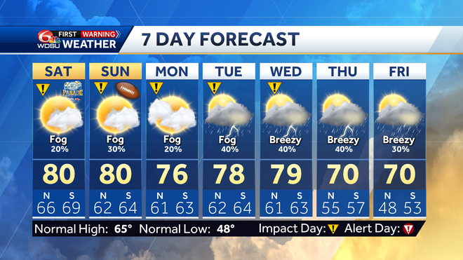 7 day forecast