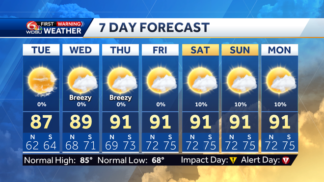 7 -day forecast