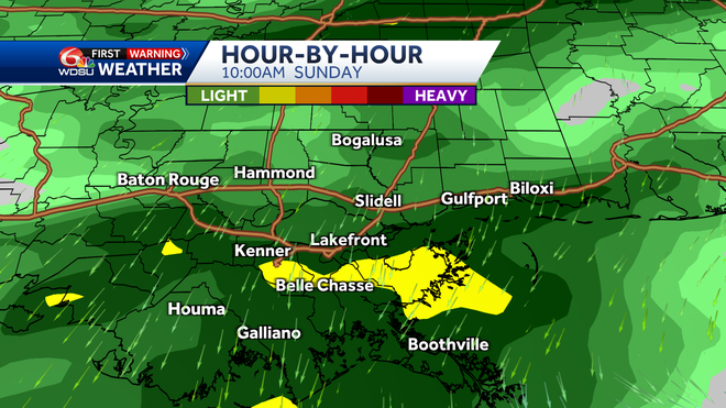 How hot New Orleans weather forecast Friday time for storms this weekend