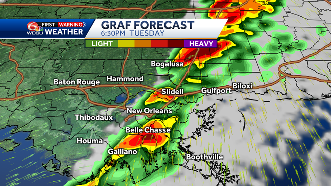 Count forecast forecast 6:30 p.m. Tuesday