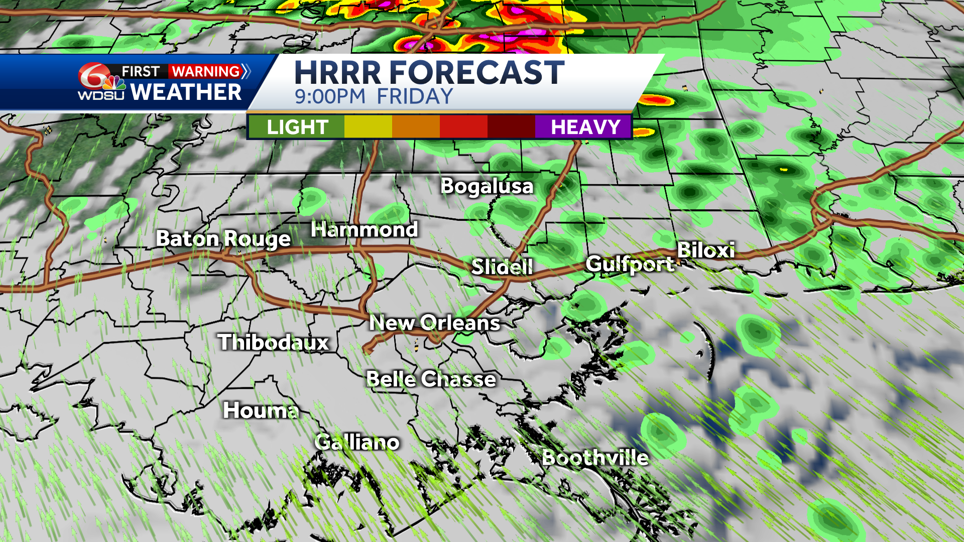 New Orleans weather forecast when will storm hit when tornado hit - WDSU