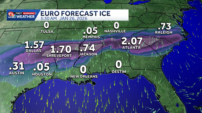 Warmer, spotty rain Wednesday-Friday. Weekend winter storm may bring ...