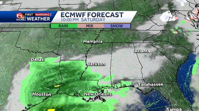 ecmwf forecast saturday night