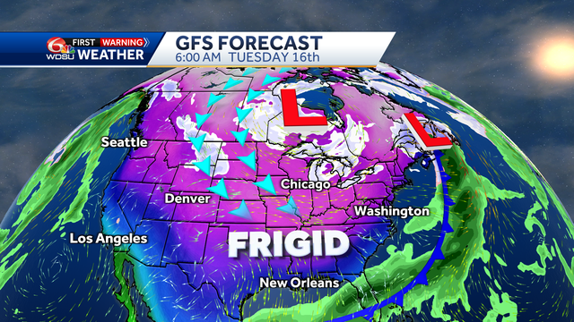 New Orleans freeze arctic air forecast - Vimarsana News