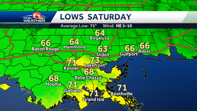New Orleans Memorial Day Weekend forecast