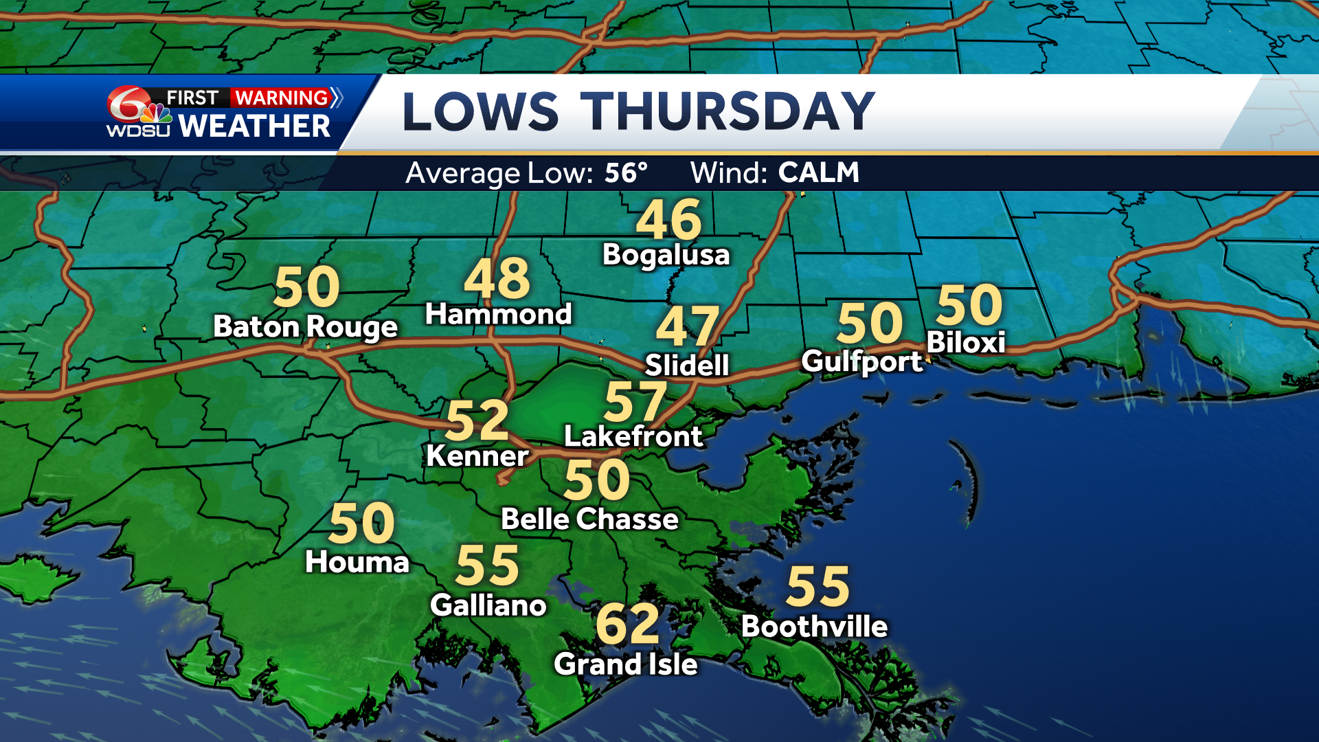 New Orleans weather forecast rain chances high temperature hail - WDSU