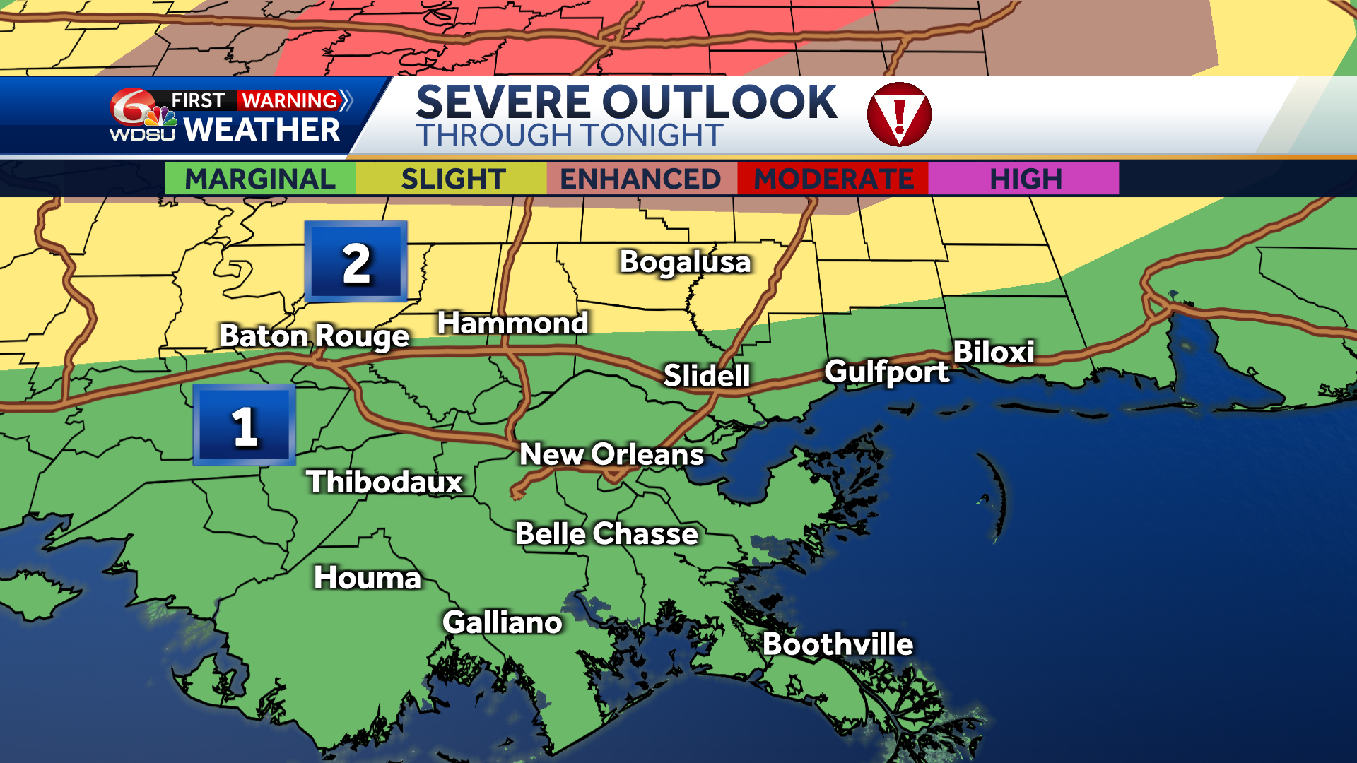 New Orleans weather forecast when will storm hit when tornado hit - WDSU