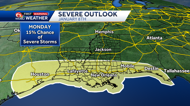 New Orleans severe storms severe weather threat tornadoes - Vimarsana News