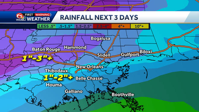 wpc 3 day rainfall totals