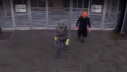 Police seek two masked men who robbed electronics store at gunpoint