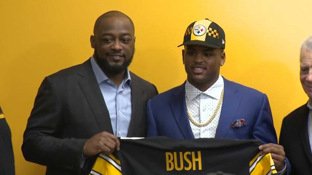 Steelers First Round Pick Devin Bush Sports Unique Suit At NFL Draft - CBS  Pittsburgh