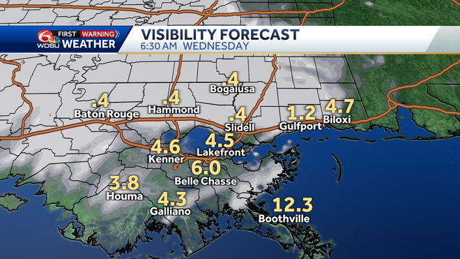 New Orleans weather forecast high temp low temp rain chances