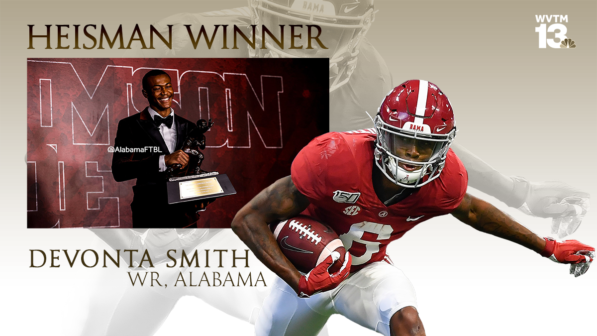 PHOTOS: DeVonta Smith Wins 2020 Heisman Trophy