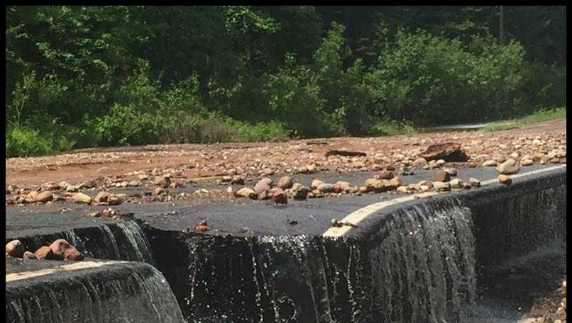 Flash floods wash out roads in NE Minnesota, NW Wisconsin