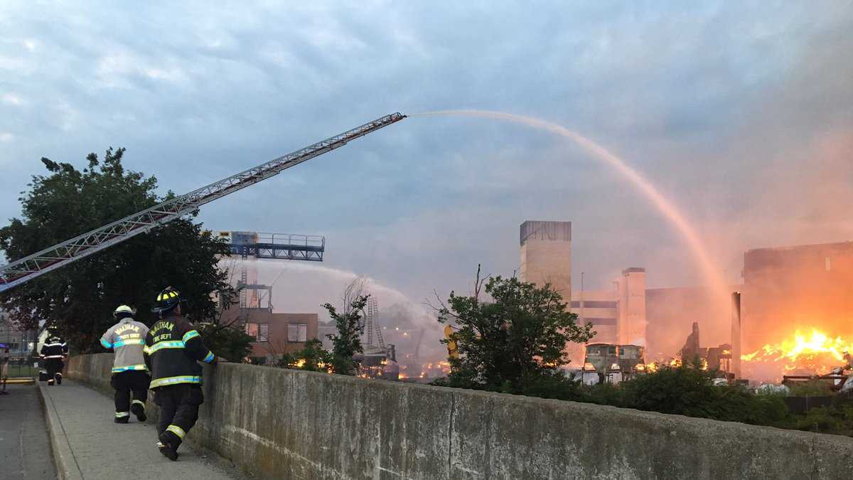 Photos: Massive fire in Waltham