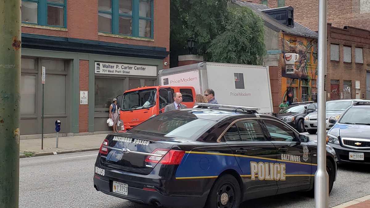 Officerinvolved shooting reported in downtown Baltimore