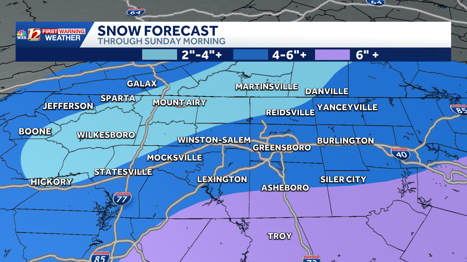 Winter Storm Forecast Updates: Snowstorm in North Carolina - WXII