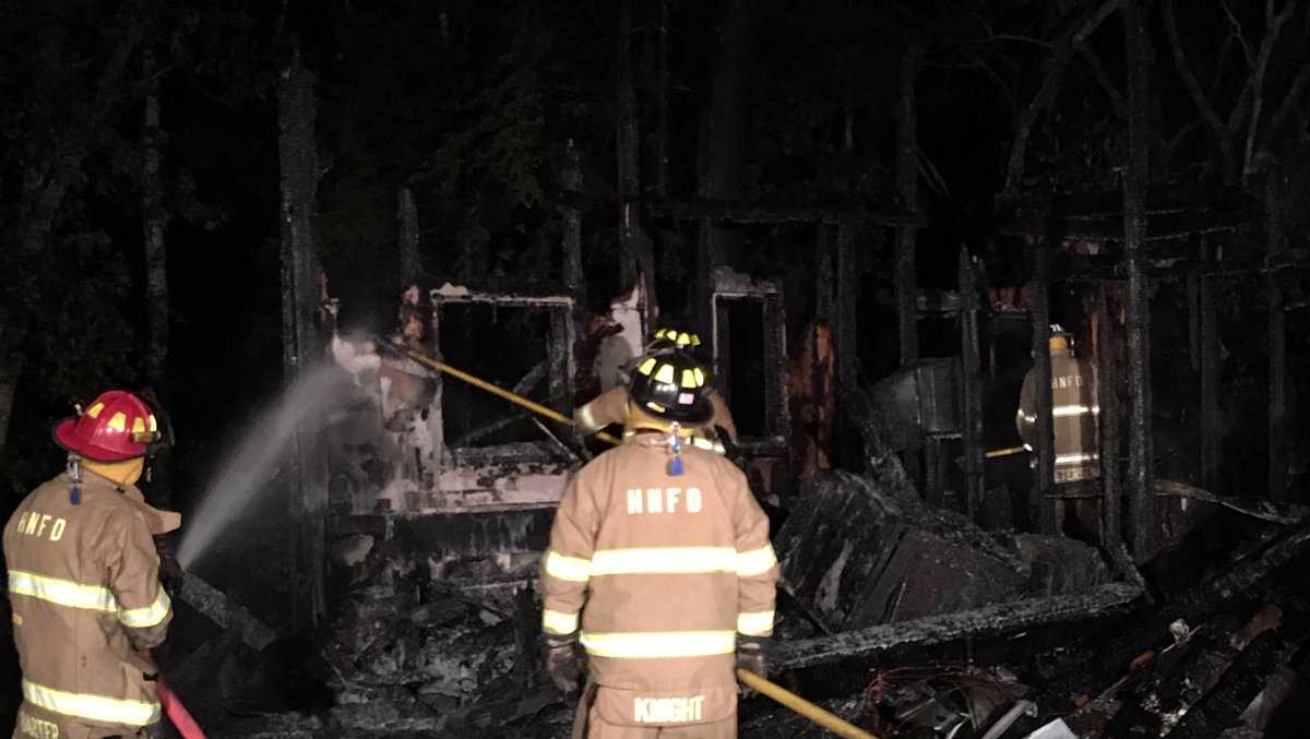 Crews battle house fire in Harpswell Neck