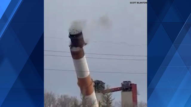 WATCH: Out of commission Middletown stack demolished - Vimarsana News