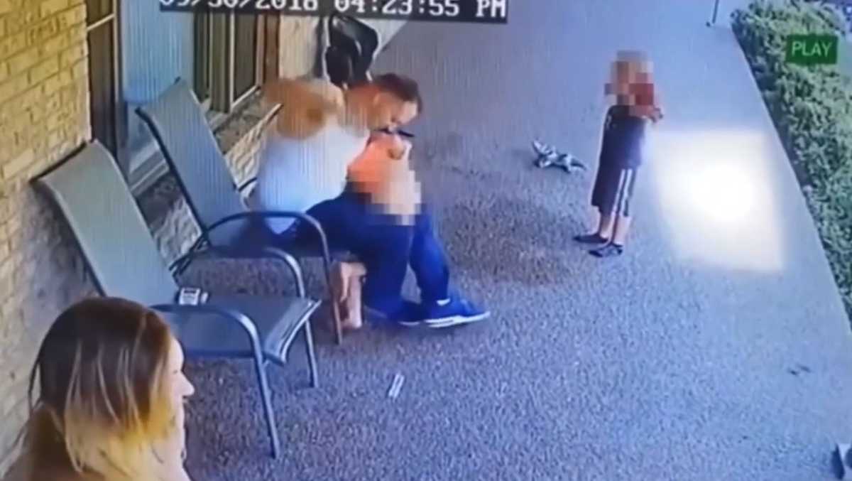 Dad faces child abuse charges after video shows him spanking, kicking 6
