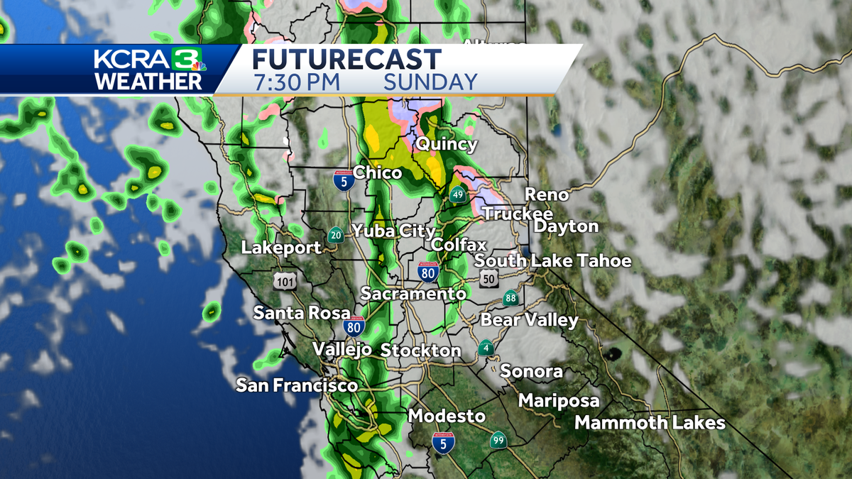 When to expect snow, rain in Northern California
