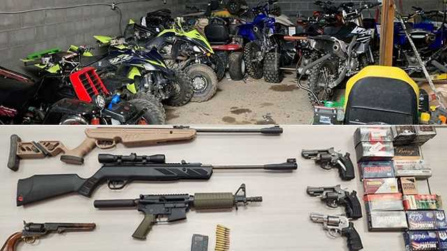 Tips lead to guns, seizure of 17 dirt bikes, ATVs - Vimarsana News