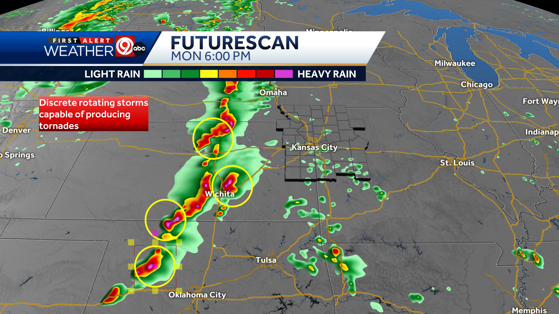 Kansas City weather radar Monday severe thunderstorm - KMBC