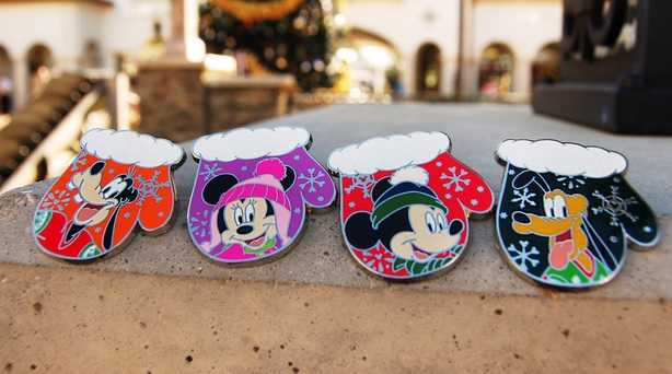 New Disney trading pins with purchase of holiday pin series gift