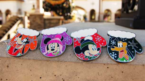 New Disney Trading Pins Come with the Purchase of a Holiday Pin Series  Disney Gift Card