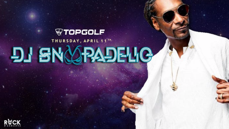 DJ Snoopadelic, aka Snoop Dogg, is scheduled to perform April 11 at Topgolf in Oklahoma City. 