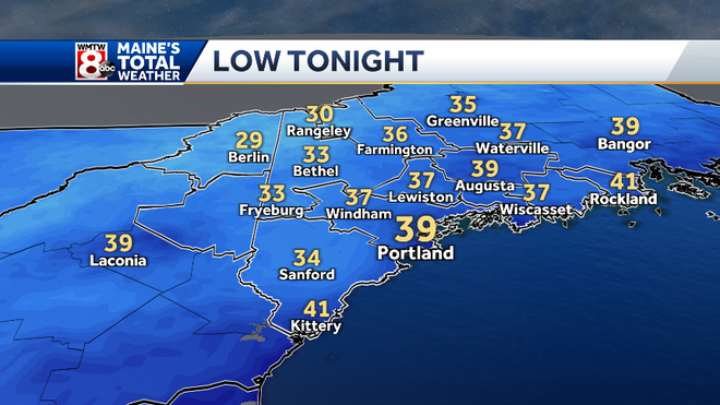 First Widespread Frost/Freeze Expected Inland