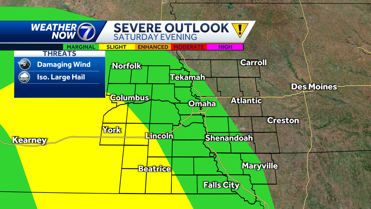 Nebraska weekend forecast: High wind, storms possible