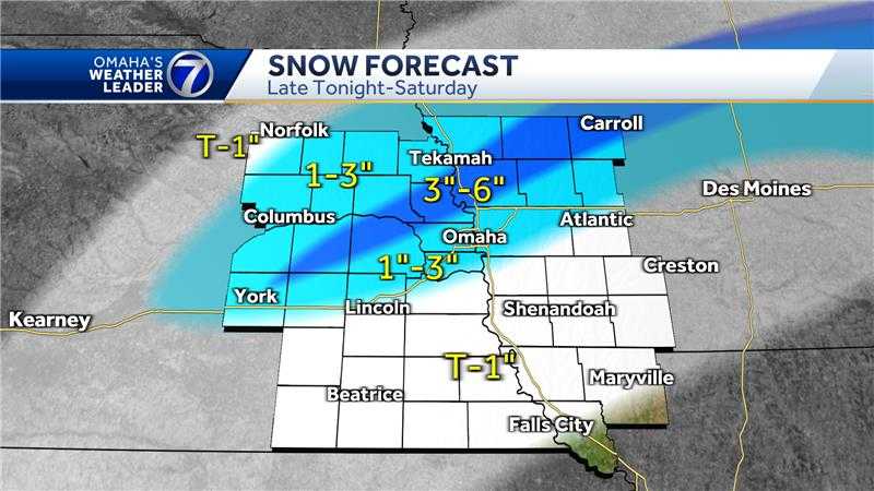 Omaha weather: Snow chances into Valentine's Day weekend - KETV