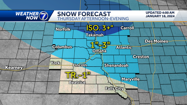 Omaha weather: Thursday snow for evening commute, then more extreme cold - Vimarsana News