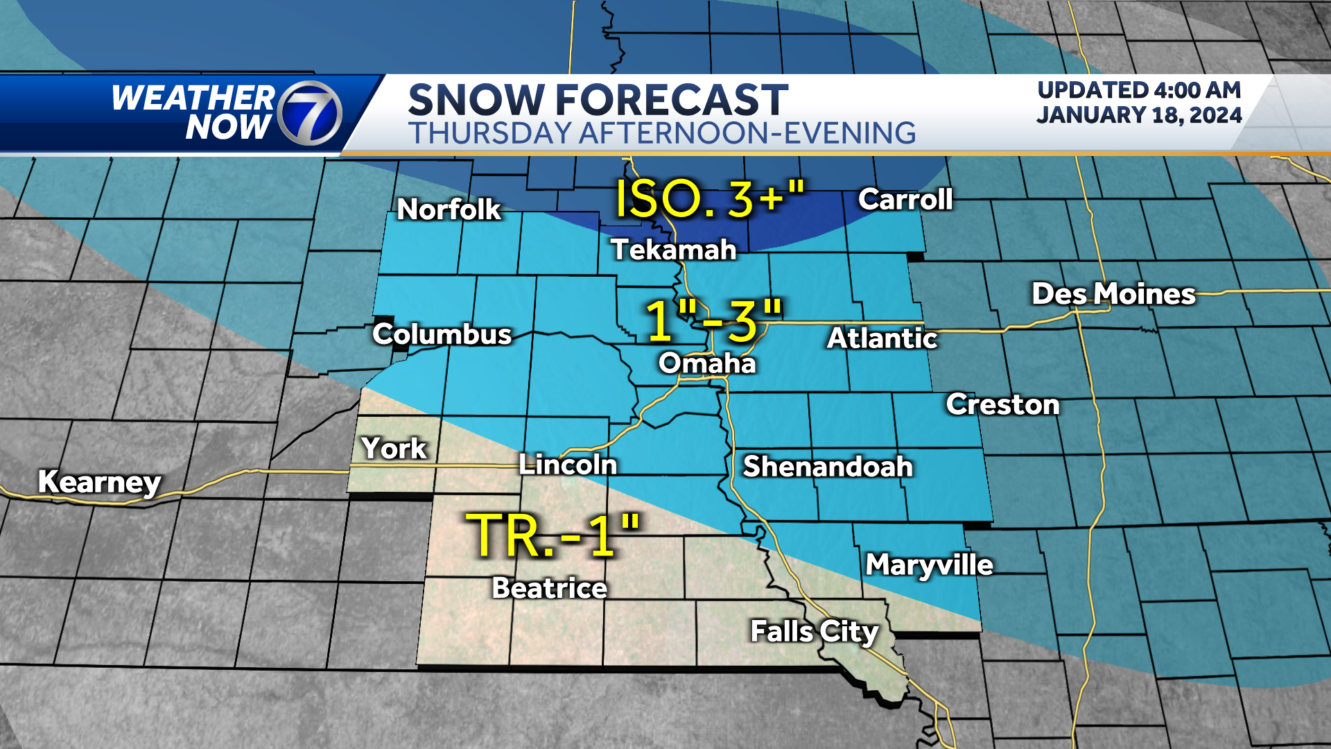 Omaha weather: Thursday snow for evening commute, then more extreme ...
