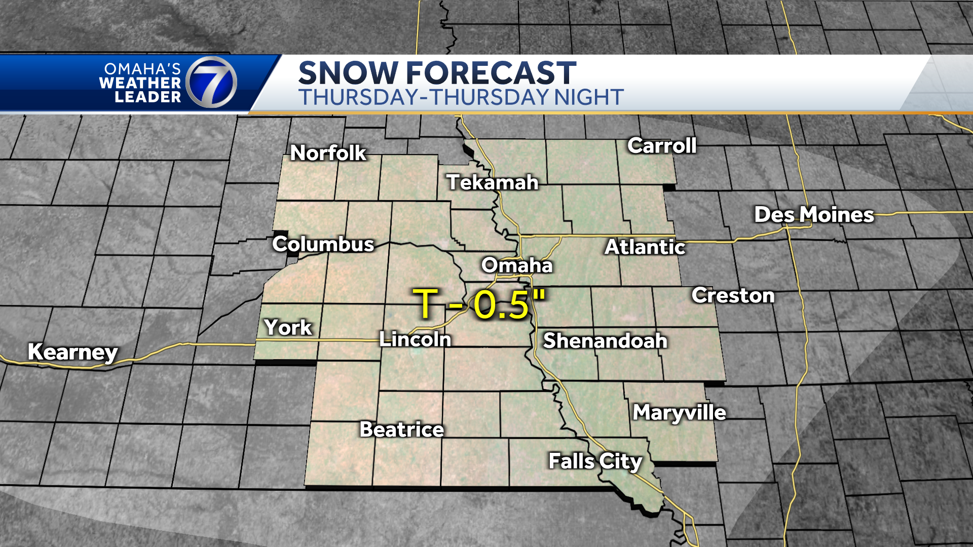Omaha weather: Light snow could impact PM commute Thursday - KETV
