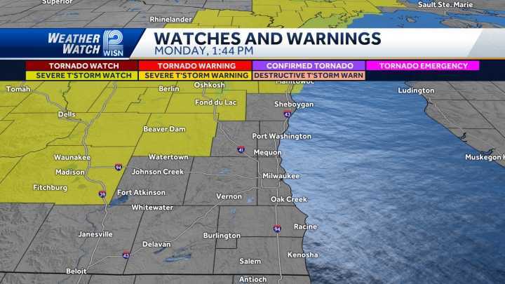 Severe thunderstorm watch expires for south, east central Wisconsin